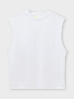 About The Sleeveless S-Tee